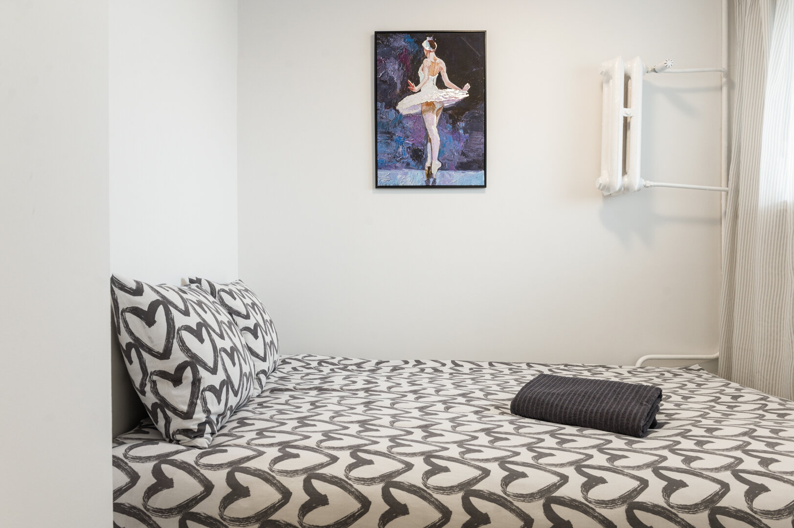 Apartament Obrońców Wybrzeża 6D – sypialnia